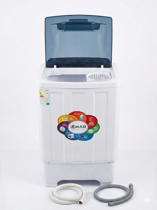 Machine à Laver AEMAR 13KG XXL — La Solution Ultime pour les Grandes Familles : Lavez Tout en un Seul Tour !