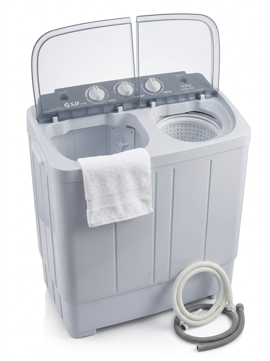 Machine à Laver SJF 10KG Haute Performance — La Puissance du Lavage Professionnel dans votre Foyer !
