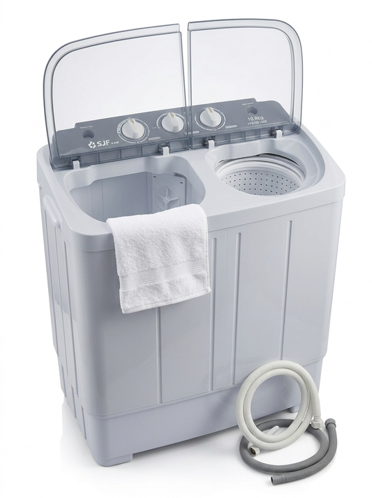 Machine à Laver SJF 10KG Haute Performance — La Puissance du Lavage Professionnel dans votre Foyer !