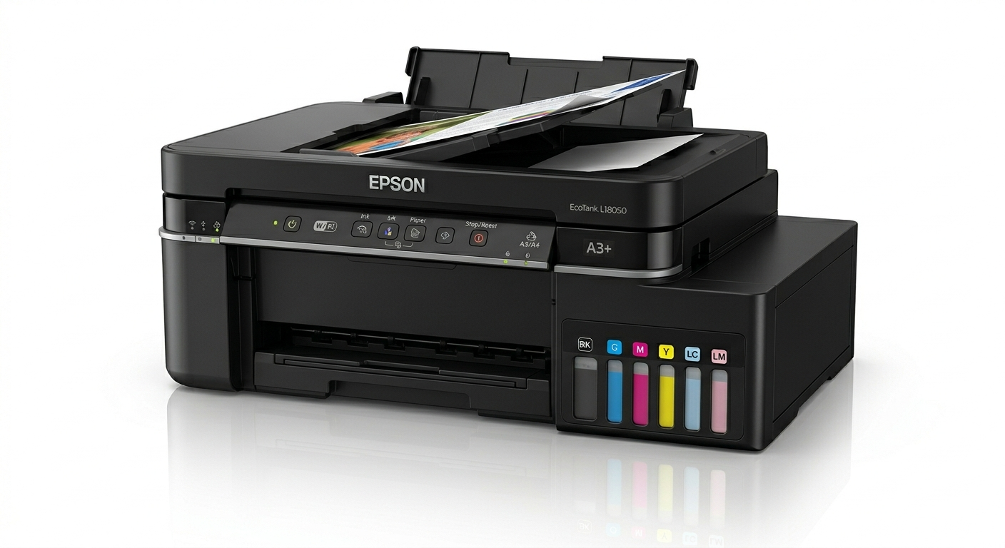 Imprimante Photo Epson L18050 EcoTank — Impression A3+ Haute Définition : La Qualité Studio sans Limite de Taille !