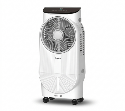 Refroidisseur d'Air Rechargeable AEMAR ÆM1186 — Design Circulaire Haute Performance : Fraîcheur et Autonomie Garanties !