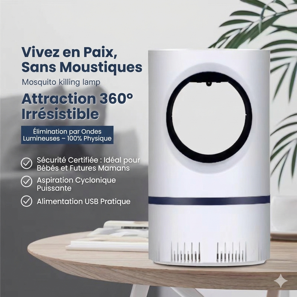 Lampe Anti-Moustique 360°